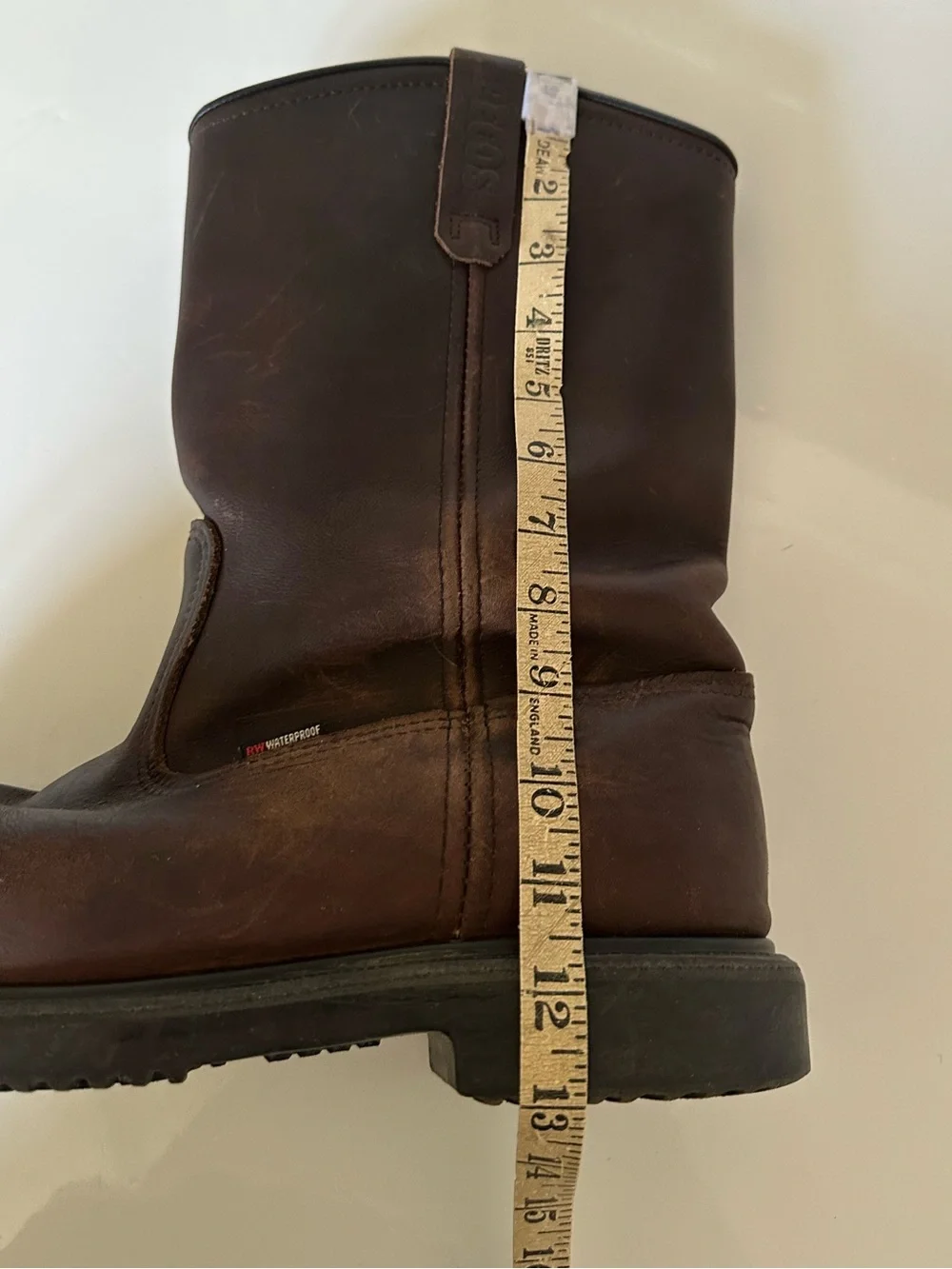 Red Wing 2230 Brown Pecos Steel Toe EH Pull-On Work Boots 13D